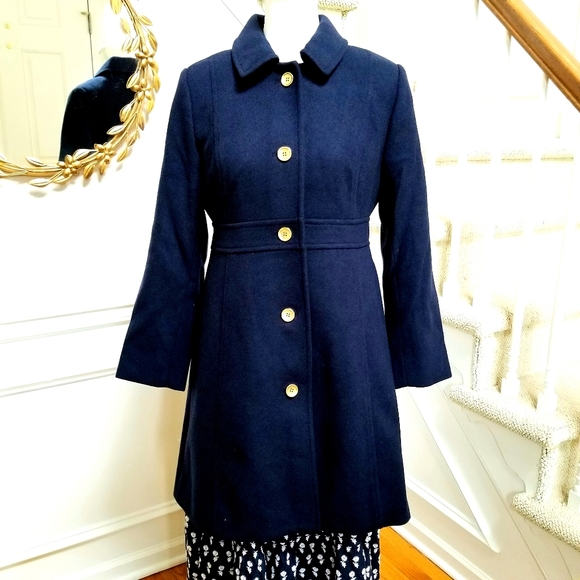 J. Crew Jackets & Coats New J Crew Lady Day Navy Blue Wool Coat 2